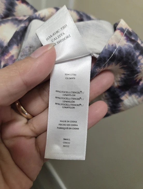 Rails Lyocell Blend Print Ruffle Blouse - Picture 4 of 8